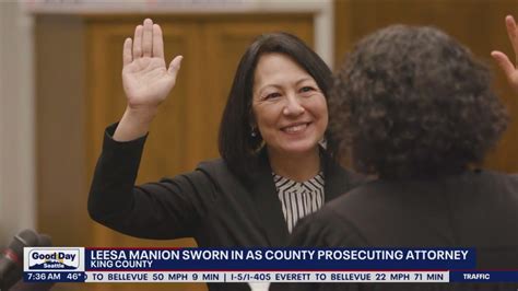 Leesa Manion First Woman To Be Sworn In As King County Prosecuting