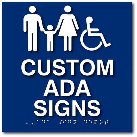 Custom Tactile Braille Ada Signs Ada Sign Depot