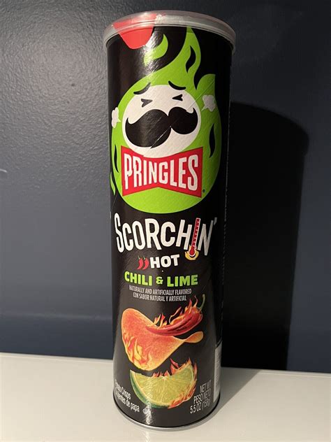 Brand New Rare Limited Edition Pringles Scorchin Hot Chili Lime