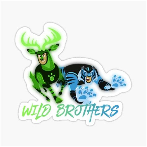 "kratt wild brothers" Sticker by KerryABC | Redbubble