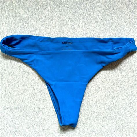 Mikoh Swim Mikoh Blue Cheeky Bikini Bottom Poshmark