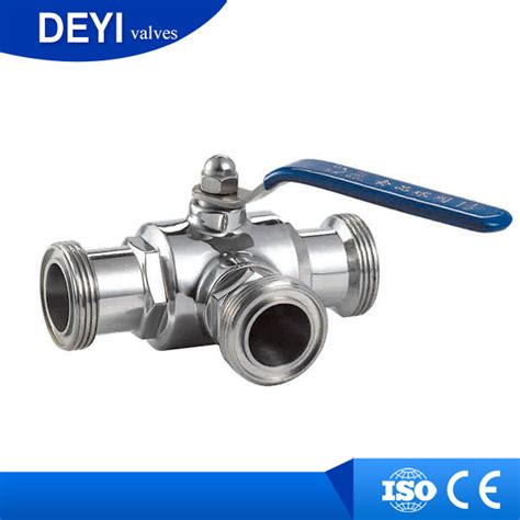 Stainless Steel Sanitary SMS Union Ends Manual Butterfly Valves China