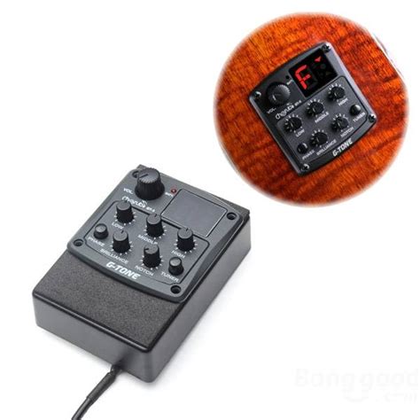 Cherub Gt 3 Eq Equalizer Acoustic Guitar Preamp Pickup Tuner Sale