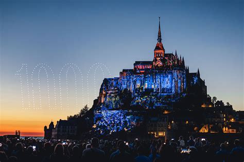 Mill Naire Du Mont Saint Michel Spectacle Du Solstice Sur L Abbaye