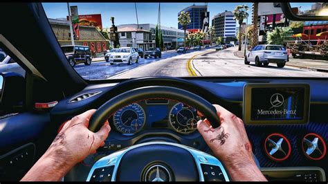 Gta 5 Redux Ultra Realistic Graphic Enb Mod First Person Driving