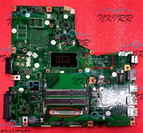 A4WAS LA C611P NBG4911001 NB G4911 001 I3 6100U DDR3 Motherboard For