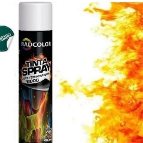 Spray Branco Alta Temperatura Ml Radcolor Leroy Merlin