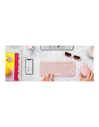 Teclado Logitech Bluetooth K Pink