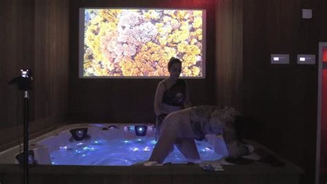 Prive Loft Strapon Fucking And Dildo Sucking In The Jacuzzi MISTRESS