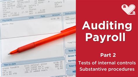 Auditing Payroll Tests Of Controls And Substantive Audit Procedures