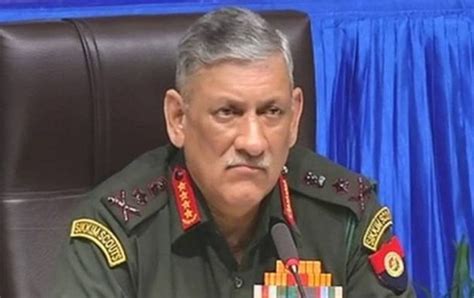 J K Army Chief Bipin Rawat To Visit Badami Bagh Army Headquarters