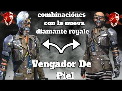 Mejores Combinaciónes Con El Set Vengador De Piel Free Fire YouTube