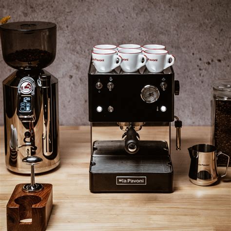 La Pavoni New Casa Bar Black Lpmcbn Eu Espressomaskin Svart