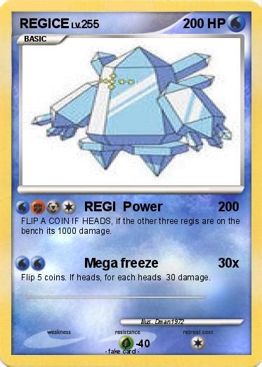 Pokémon REGICE 312 312 - REGI Power - My Pokemon Card