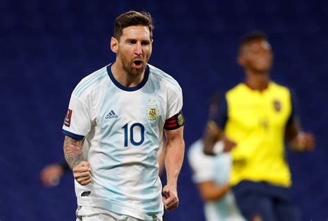 Argentina le ganó a Ecuador con gol de Messi Diario Río Negro