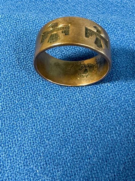 Vintage Bell Copper Southwest Ring Gem