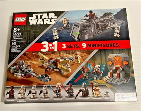 New Lego Star Wars Galactic Adventures Pack 3 In 1 66708 Walmart Exclusive Ebay