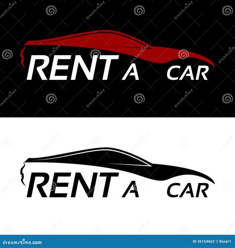 Rent A Car Logo Stock Photography - Image: 36154662