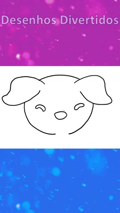 Como Desenhar O Rosto De Um Cachorrinho Desenho Passo A Passo Youtube