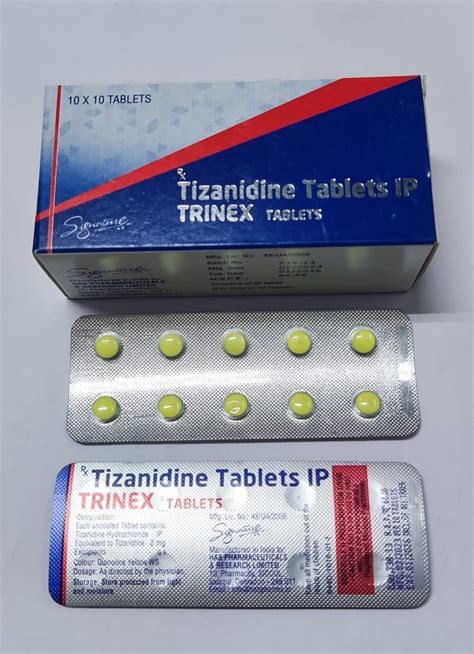 Trinex Tizanidine Tablets At Rs Stripe Nagpur Id