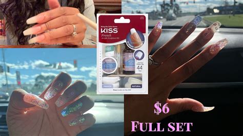 Doing My Own Nails Kiss Acrylic Kit Youtube