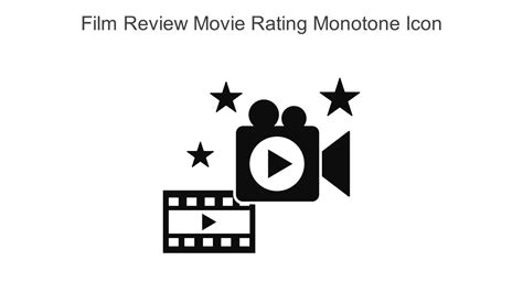 Film Review Movie Rating Monotone Icon In Powerpoint Pptx Png And