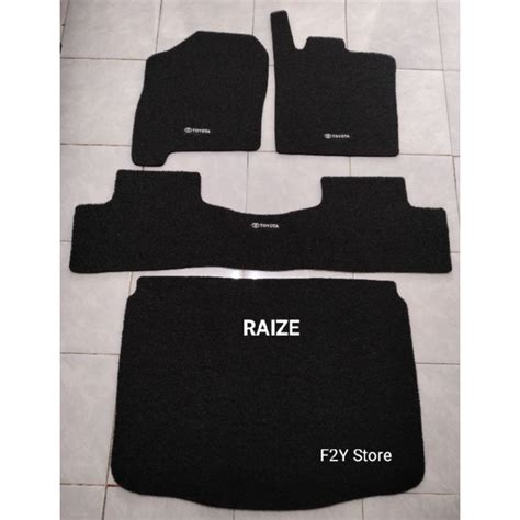 Jual Karpet Mobil Mie Bihun Raize Rocky Full Set Bagasi Shopee Indonesia