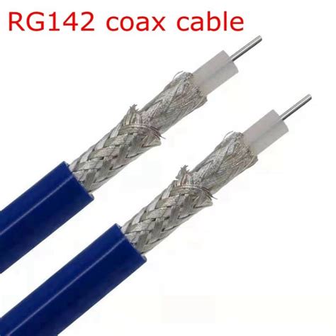 Blue Soft Rg Rg Sff Double Shielded Rf Coaxial Cable