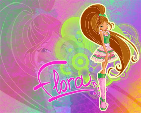 Flora Outfit The Winx Club Fairies Wallpaper Fanpop