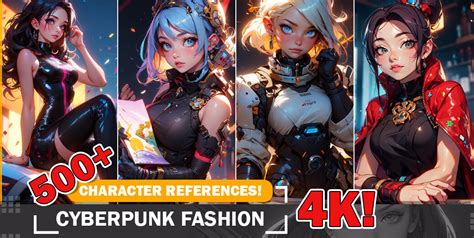 ArtStation - 500+!! Cyberpunk Latest Fashion trends |4K Reference ...