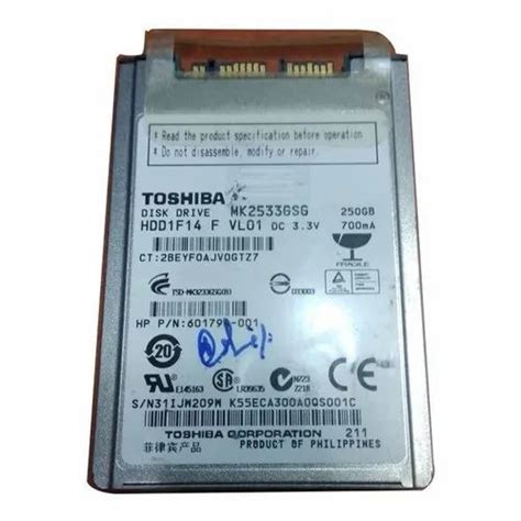 Inch Toshiba MK2529GSG 250GB Inch Sata Hard Disk Drive Computers Tech