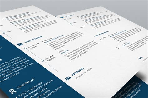 Designer One-Page Resume Template - Flat 50% OFF! Use Coupon RESUME50