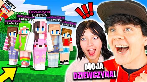 WYBIERAMY SKIN dla MOJEJ DZIEWCZYNY w Minecraft zakochałem się