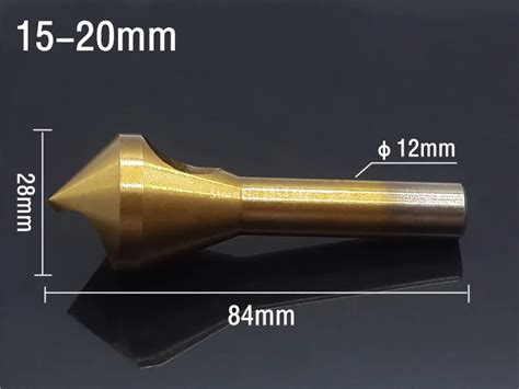 Pc Hss Titanium Countersink Deburring Drill Bit Mm Broca