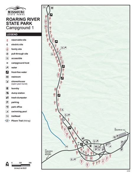 Roaring River State Park Campground 2 Map