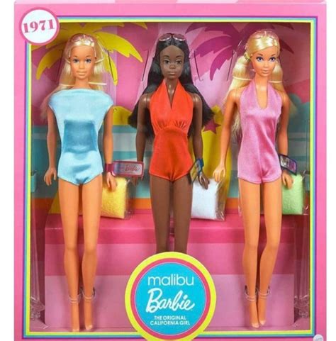 Coffret Barbie Malibu Miss Vinyl Blog Poupées De Collection