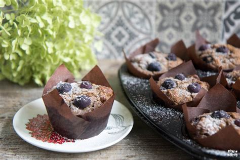 Heidelbeer Muffins Vegan Glutenfrei Backen Mrs Flury