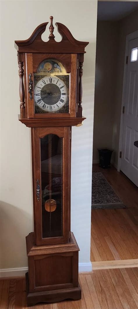 Emperor Grandfather Clock Made In Germany Tall Estatesales Org