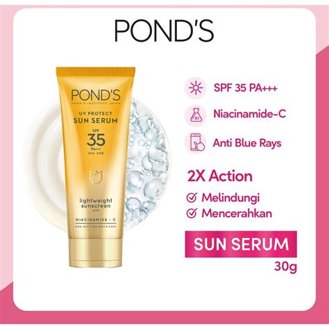 Ponds Sun Serum Uv Protect SPF35 Pa UVA UVB 30g Klik Indomaret