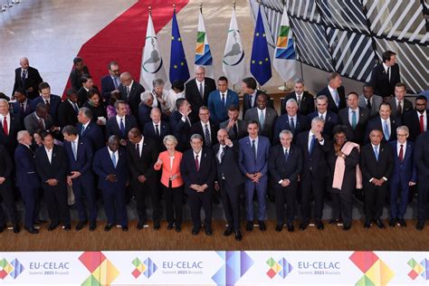 UE CELAC Los líderes de la UE América Latina y Caribe piden el fin