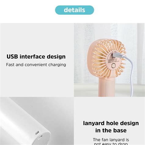 Jual Hot Kivee Kipas Angin Mini Portable Mah Speed Rechargeable Micro Usb Mini Fan