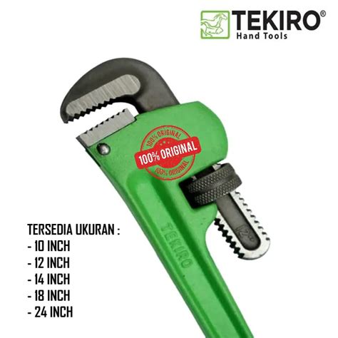 KDK Kunci Pipa TEKIRO Pipe Wrench Kunci Ledeng 10 Sampai 24 Inch KDK