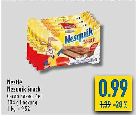 Nestl Nesquik Snack Angebot Bei Diska Prospekte De