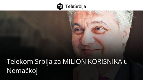 Telekom Srbija za MILION KORISNIKA u Nemačkoj TeleSrbija