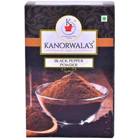 Kanorwala S 100 G Black Pepper Powder Packaging Type Box At Rs 850