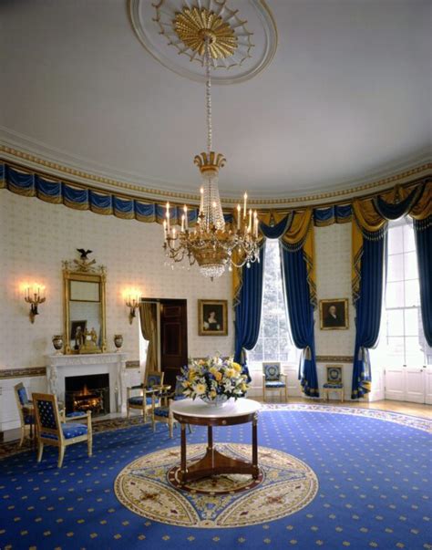 White House Furnishings: Blue Room - White House Historical Association