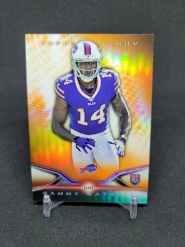 Sammy Watkins 2014 Topps Platinum Football ORANGE RC ROOKIE PARALLEL