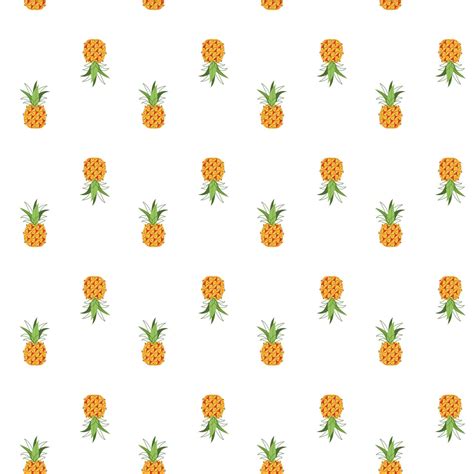 Summer Seamless Pattern Of Pineapple Fruits 8631027 Vector Art At Vecteezy