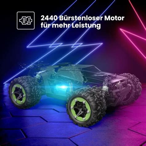 Deerc E Wd Ferngesteuertes Auto B Rstenloser Motor Km H