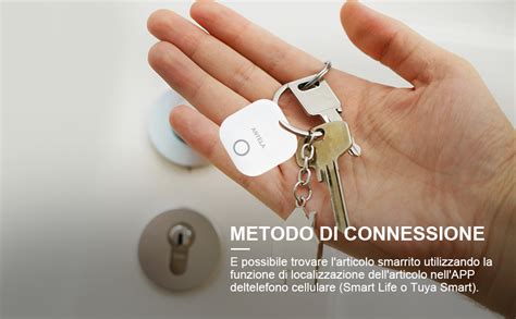 Antela Localizzatore Bluetooth Trova Oggetti Tramite App Intelligente